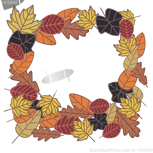 Image of autumn frame