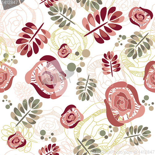 Image of vector seamless background