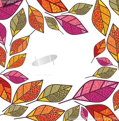 Image of autumn frame