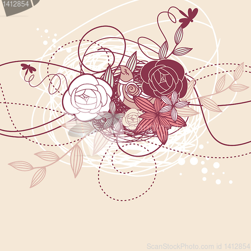 Image of abstract cute card