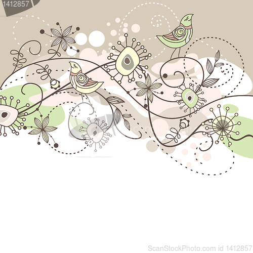 Image of cute vector background