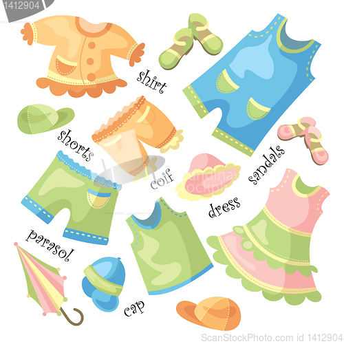 Image of set of baby clothing