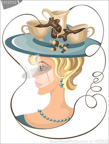 Image of girl with a cup of coffee