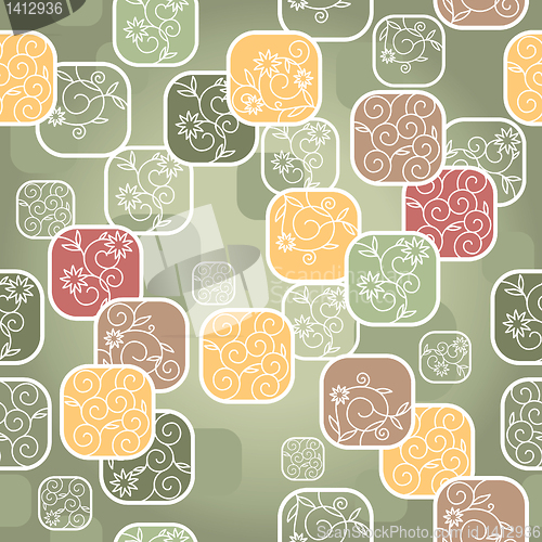 Image of seamless floral background