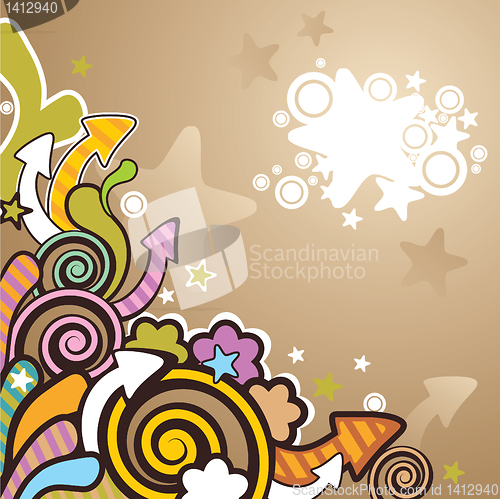 Image of colorful cartoon background