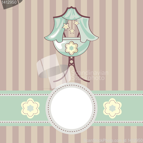 Image of baby vector background