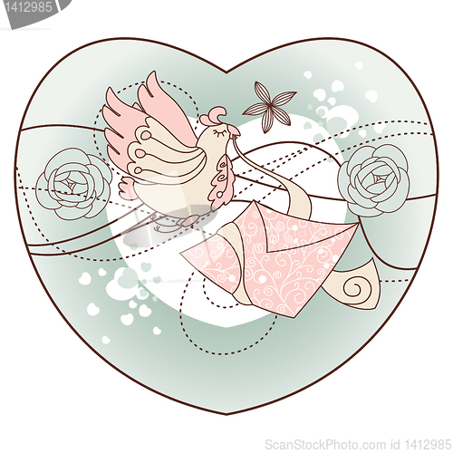 Image of abstract romantic vector illustration