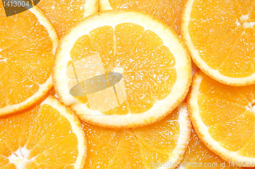 Image of orange fruit background