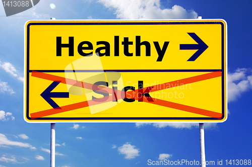 Image of health and sick