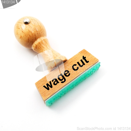 Image of wage cut