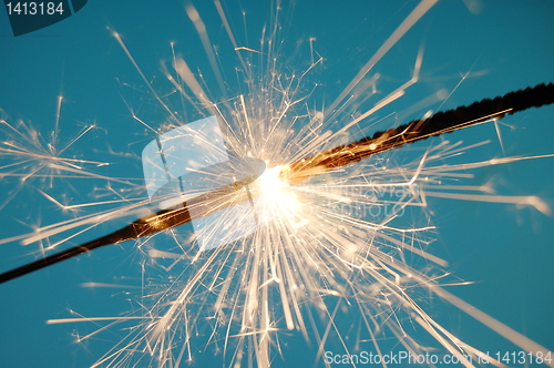 Image of sparkler on holiday