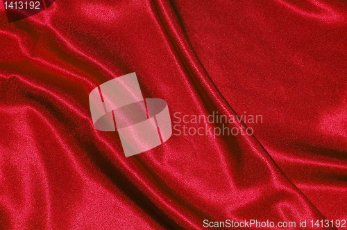 Image of red satin background