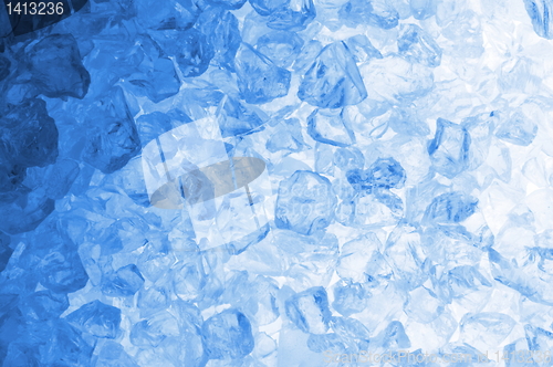 Image of abstract blie ice background