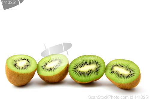 Image of kiwi fruit isolated on white background