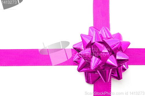 Image of Christmas Gift with ribbon