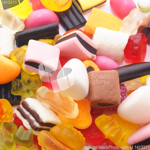 Image of candy background