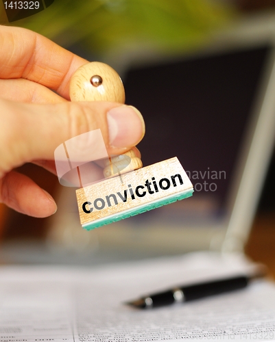 Image of conviction