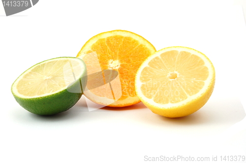 Image of lemon orange and citron fruit