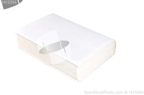 Image of blank book isolated on white background
