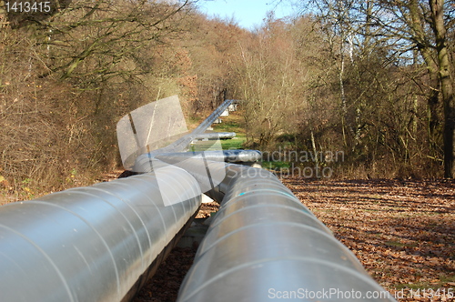 Image of industrial oil pipeline