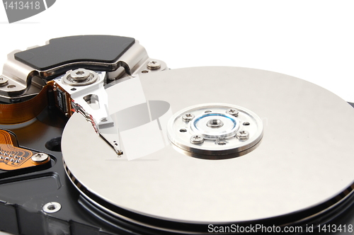 Image of computer hard disk drive