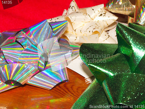 Image of bows for presents