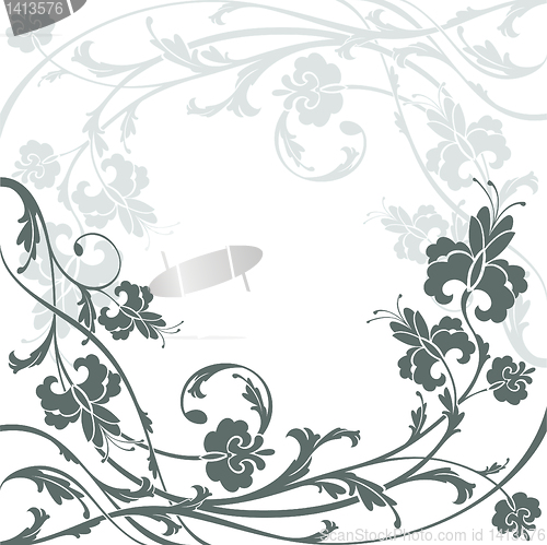 Image of abstract floral background