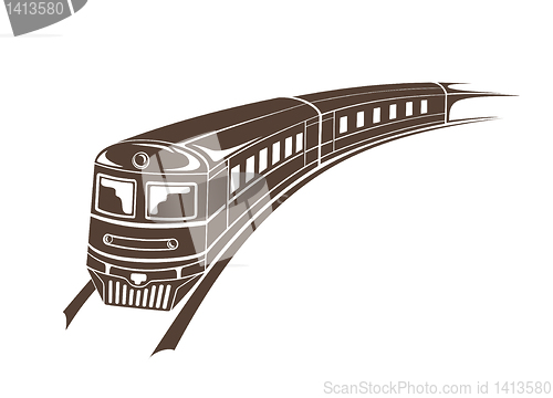 Image of modern train