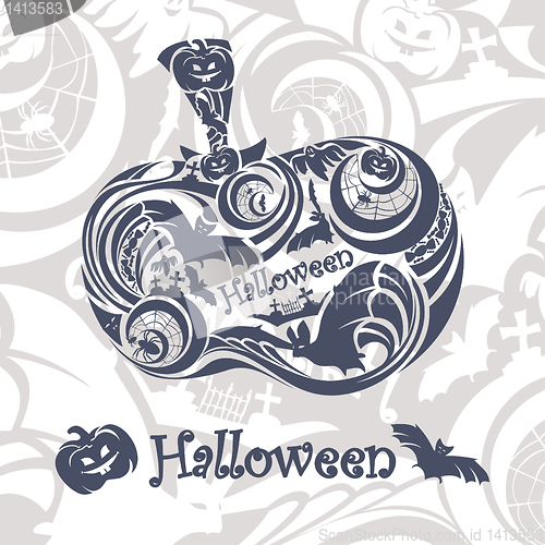 Image of abstract Halloween background