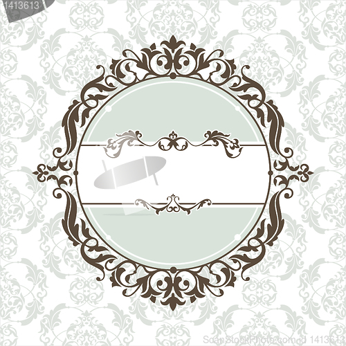 Image of decorative vintage frame