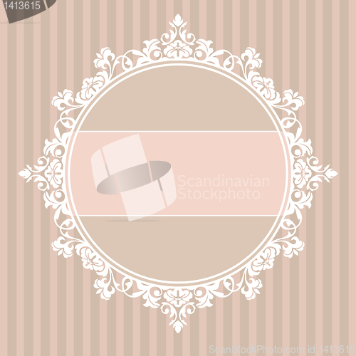 Image of decorative vintage frame