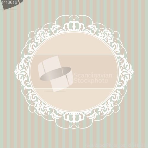 Image of decorative vintage frame