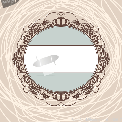 Image of decorative vintage frame