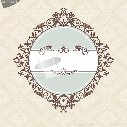 Image of decorative vintage frame