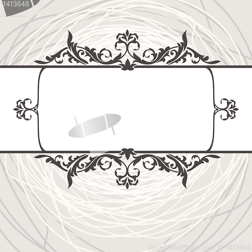 Image of decorative vintage frame