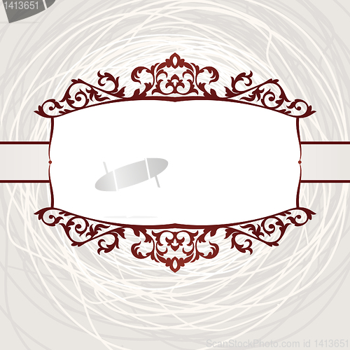 Image of decorative vintage frame