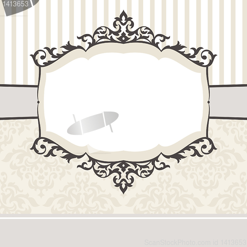 Image of decorative vintage frame
