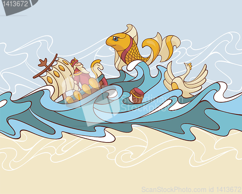 Image of fairytale composition background