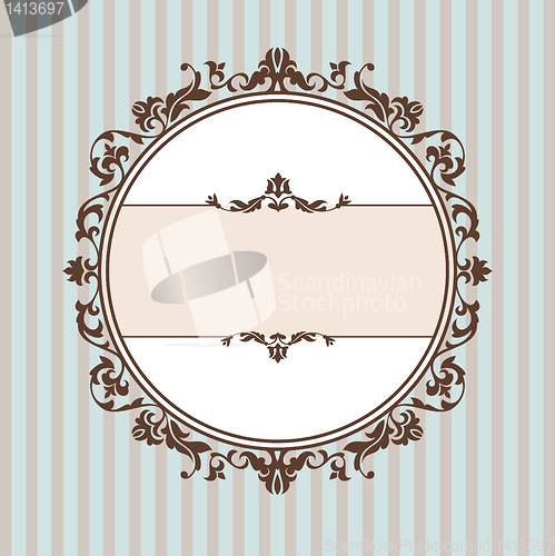 Image of decorative vintage frame