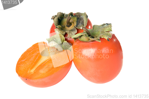 Image of three persimmon