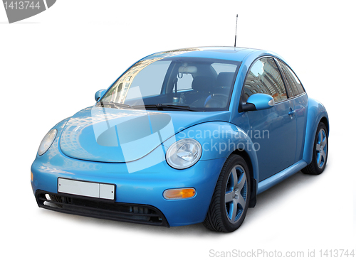 Image of Small Blue Car