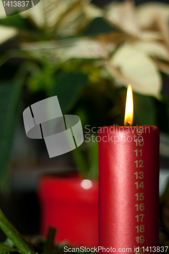 Image of christmas candle