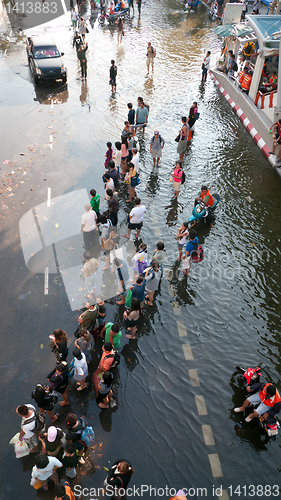 Image of Monsoon flooding in Bangkok, November 2011