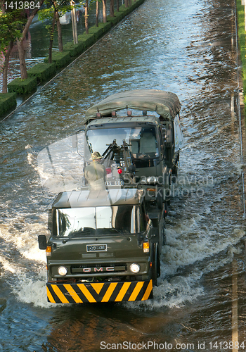 Image of Monsoon flooding in Bangkok, November 2011