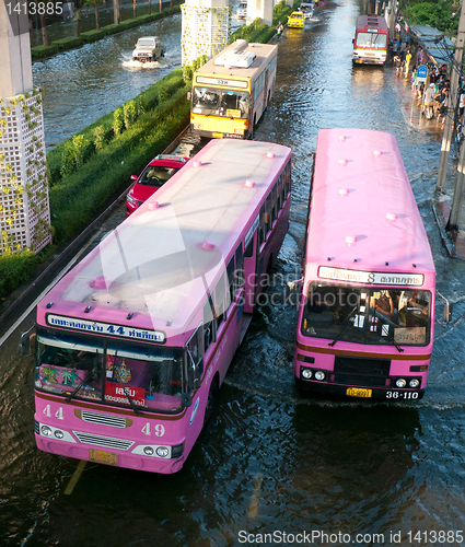 Image of Monsoon flooding in Bangkok, November 2011