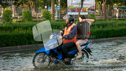 Image of Monsoon flooding in Bangkok, November 2011