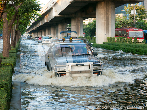 Image of Monsoon flooding in Bangkok, November 2011