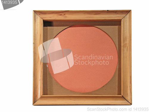 Image of wooden frame isolated