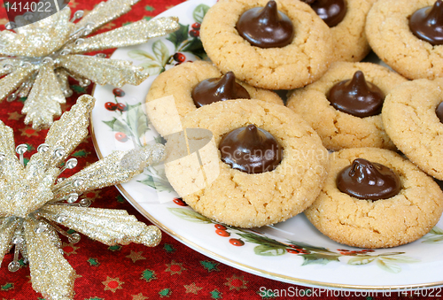 Image of Peanut Butter Blossom Cookies with Candy Center