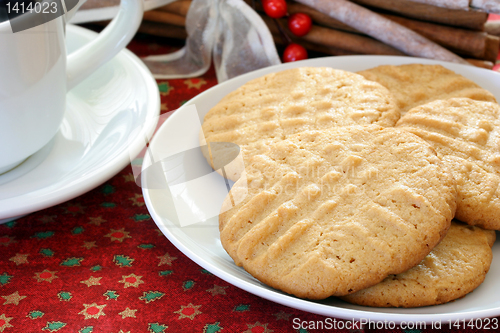 Image of Peanut Butter Cookies and Coffee